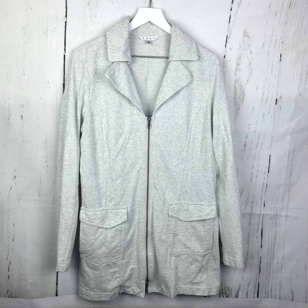 Cabi Foldover Collar Full Zip Jacket 210